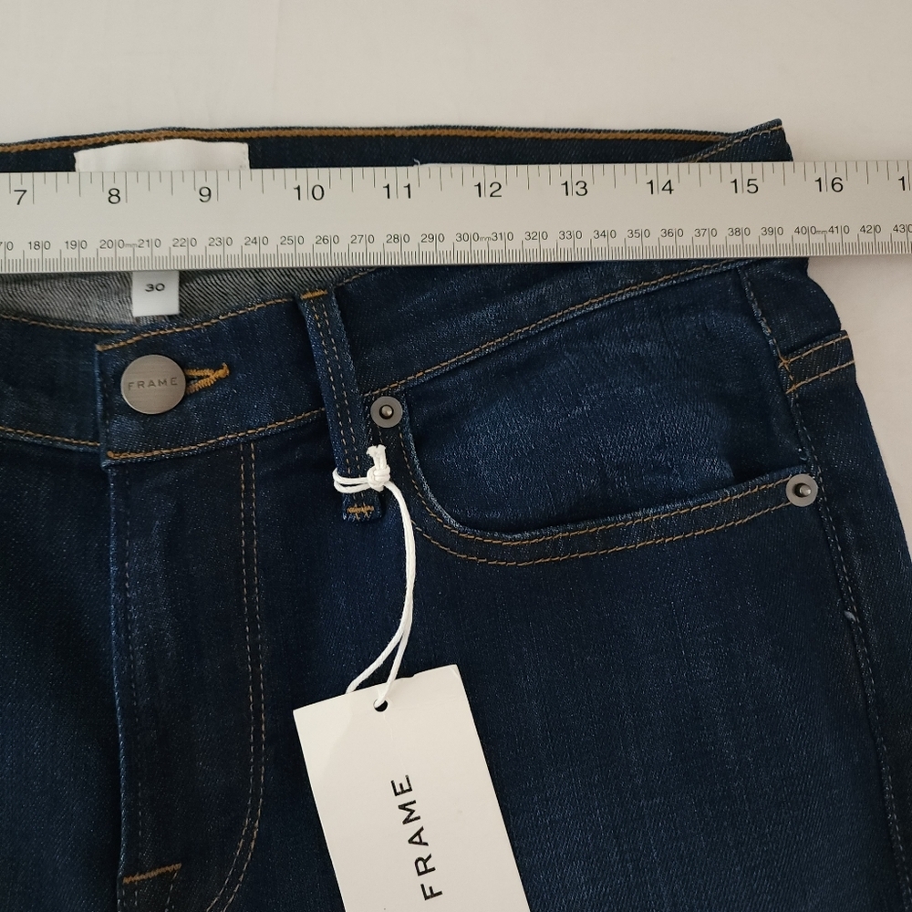 Frame Denim L'Homme Athletic Mid-Rise Slim Fit Jeans In Watertown - Picture 7 of 8